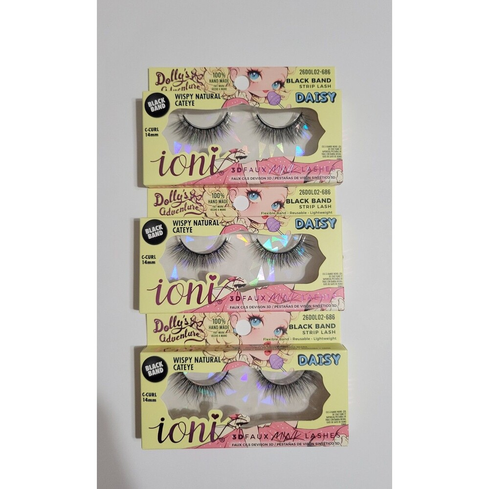 Ioni Lash Wispy Natural Cateye False Eyelash Bundle Lot